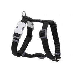 Rogz hundesele i nylon, sort str. M