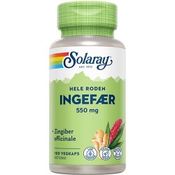 Ingefær - 550 mg. - Solaray...